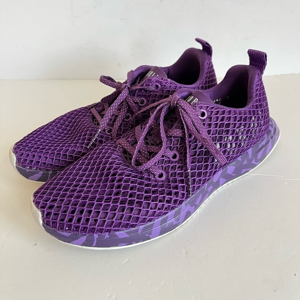 NOBULL Toomey Athletic Trainer Sneakers Purple Mesh Medium 8 Wide 9.5